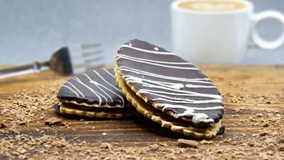 Obrázek Oválek s tmavou polevou