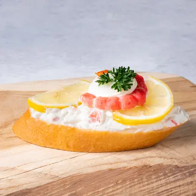 Chlebíček à la krab hlavní obrázek