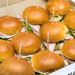 BOX mini burger se šunkou NJ 12ks - Master