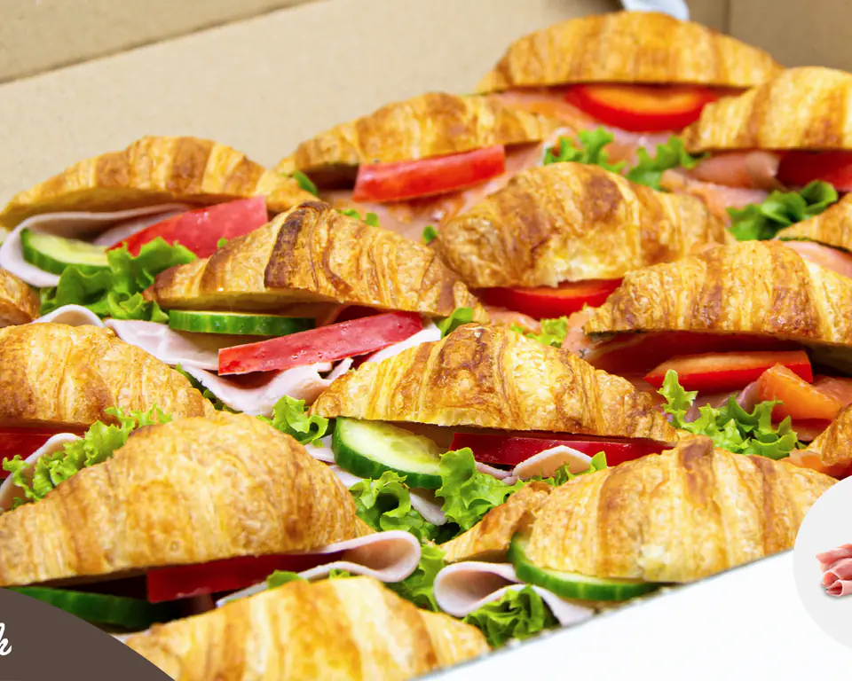 BOX mini croissant šunka 16ks - Master